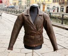 Herren biker dunkel braun