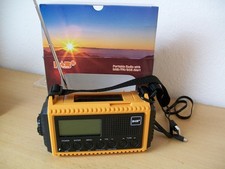 ROCAM Kurbel Solar Notfall Radio DAB+/DAB/FM mit 5000mAh Akku mit Taschenlampe