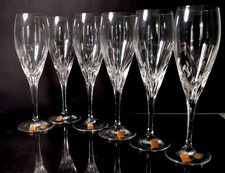 Nachtmann Fleurie Sektkelch Sektglas  H 21,5 cm signiert mit Ätzstempel 1.Wahl