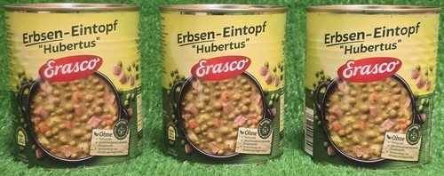 Erasco erbsen - (4,79€/l), 3x