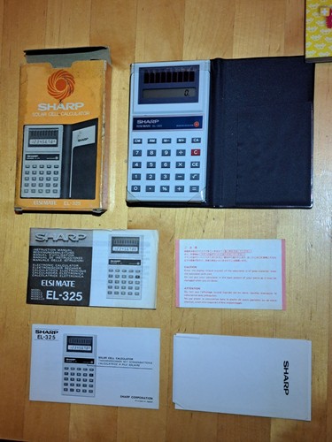 Sharp 325 taschenrechner - sharp, el-325