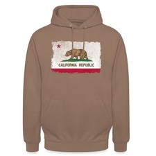 California Republic Vintage Flagge Bear Flag Unisex Hoodie