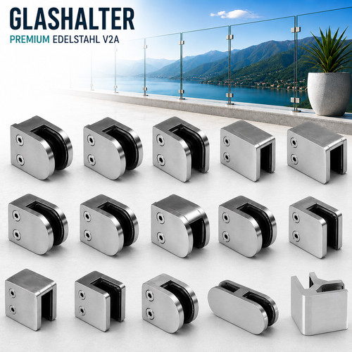 Glashalter glasklemme - glashalter,