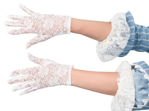 Spitzenhandschuhe weiße