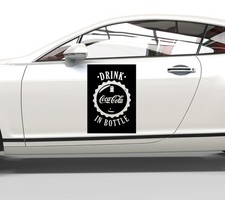 Autoaufkleber Coca Cola