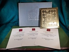 DDR-Buch"DIE PRIVATE WIRTSCHAFT"INDUSTRIE U.HANDELSKAMMER 1958/Plakette/Urkunden