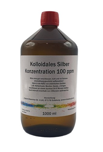 1000 kolloidales silber 100 - kolloidales,