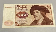 500 DM Geldschein 500DM