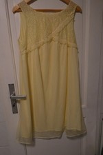 Nachthemd Babydoll Buttergelb