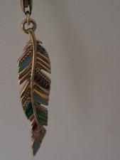 THOMAS SABO KETTE MIT BLATTANHÄNGER VERGOLDET