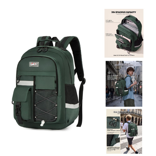 Schulrucksack armeegrün - schulrucksack,