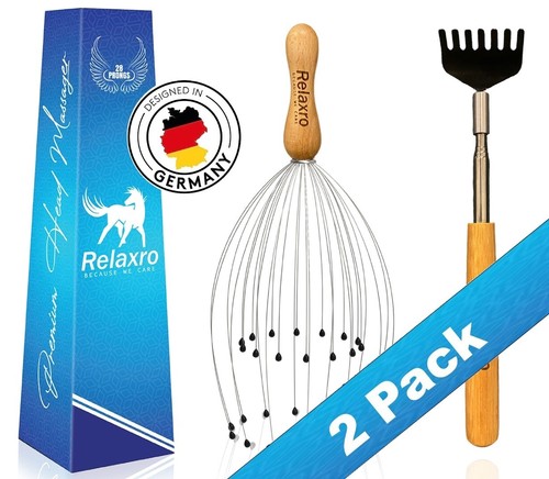2er pack bambus - pack, kopfmassage