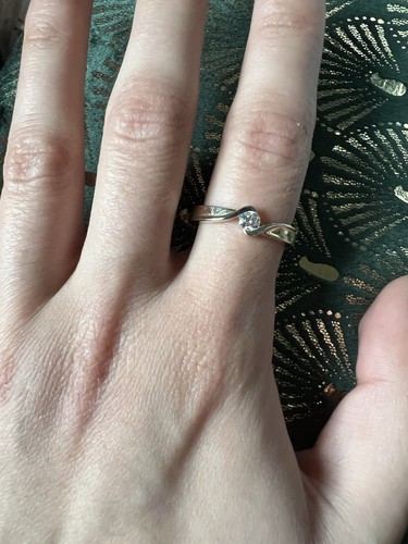 375er gelbgold ring mit - gelbgold,