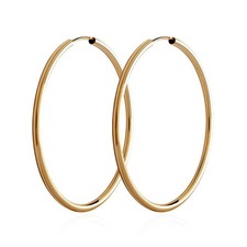 Paar 585 Gelbgold Creolen