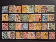 China ALT Dragons Drachen gestempelt Sammlung Briefmarken dabei schöne Stempel