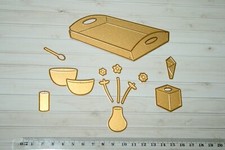 Thinlits, 15 t. Stanzenset " Gute Besserung " + Stanzteile Stampin up, NEU u.OVP