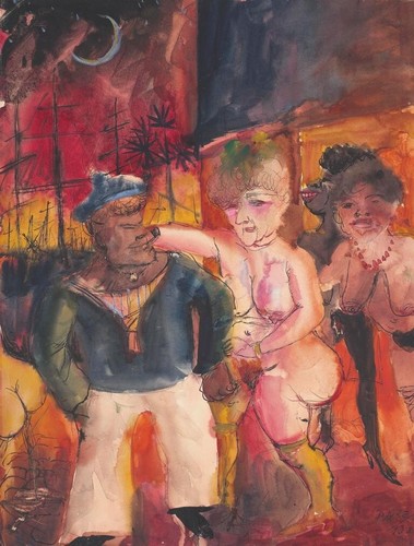 Tropical night otto dix - tropical,