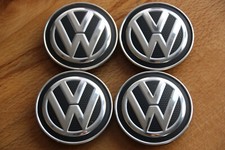 4x Original VW POLO GTI Nabenkappen Felgendeckel Nabendeckel 6C0601171