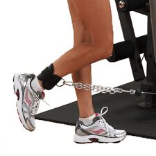 EVO Gewichtheben D Ring Knöchelriemen Manschetten Kabelbefestigung Neopren Gym Wraps