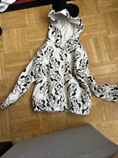 Weisse Sweatjacke mit Kapuze