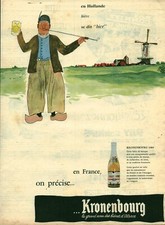 Antique 1958 Kronenburg Beer