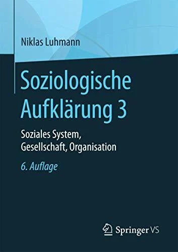 Soziologische aufklärung - aufklärung, 3