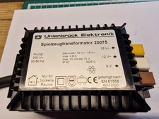 Uhlenbrock Trafo 20075 für Intellibox II mit 2 Sek.spann.12+15V 70VA