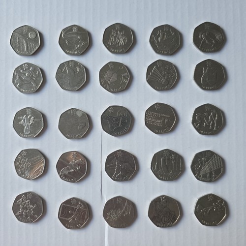 London 2012 olympia 50p coin - 2012,