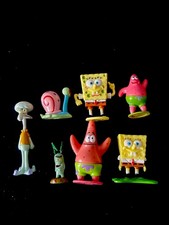Spongebob Schwammkopf Figuren 7x Konvolut Viacom 2005 Patrick Thaddäus