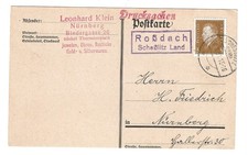 Landpoststempel   Roßdach