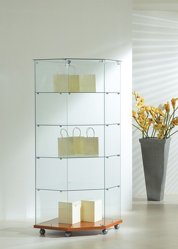 Eckvitrine glas vitrine - glas,