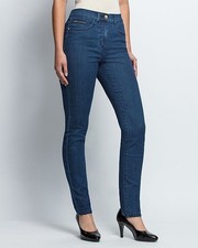 Jeans blau 17 Damen Jeanshose mit Bauchweg-Effekt Kurzgröße 34 8.8473