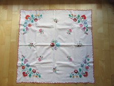 Tischdecke, handgenäht