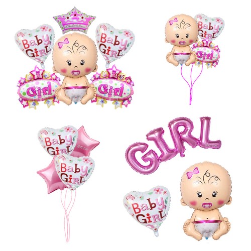 Baby girl folienballon - girl,
