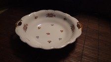 Rosenthal Pompadour Obst- Servierschale *Goldrand *Blumendekor