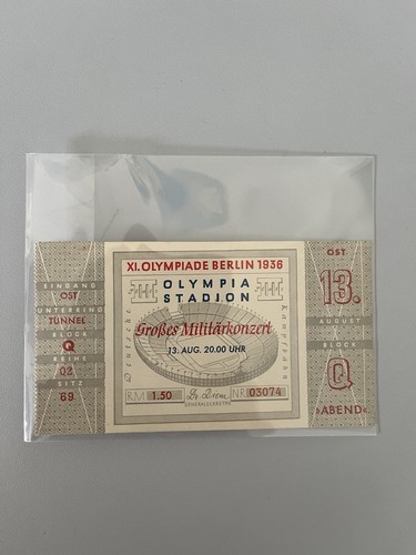 Ticket/Eintrittskarte