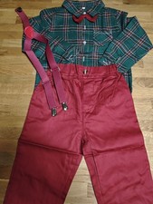 Festlicher Anzug Jungen Gr.130 Neu Ungetragen Hemd Hose Hosenträger