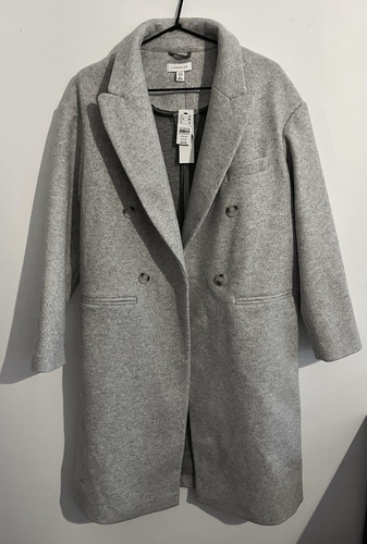 Topshop damen mantel grau - damen,
