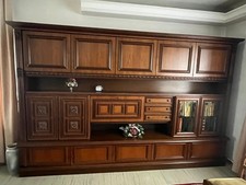 Sehr Gut Erhaltene Schrankwand Aus Holz