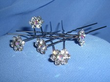 12  Strass Perlen Blumen Haarschmuck zu Brautkleid Kommunion