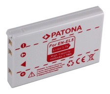 Patona Akku f. Nikon Coolpix P500, P510, P520, P530, P5000, P5100, S10 - EN-EL5