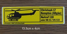 Aufkleber ADAC Luftrettung