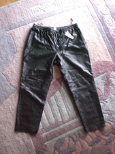 WITT * Echtleder-Chinohose mit