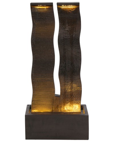 Gartenbrunnen wasserfall mit - wasserfall,