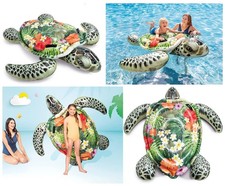 Intex Schwimmtier Schildkröte - XXL Reittier Aufblastier Luftmatratze Pool