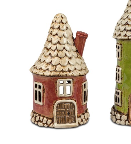 Windlicht haus cottage - h., 23cm