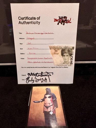 Banksy original vs - banksy, "original
