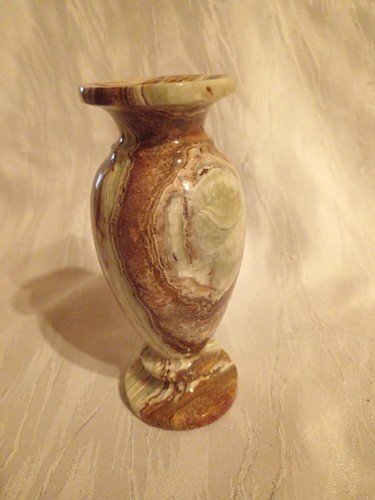 Vase aus onyx marmor - vase, grün