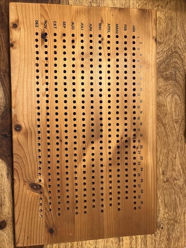 Dauer geburtstagskalender holz - geburtstagskalender,
