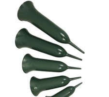 2x Grabvase Kunststoff Vase